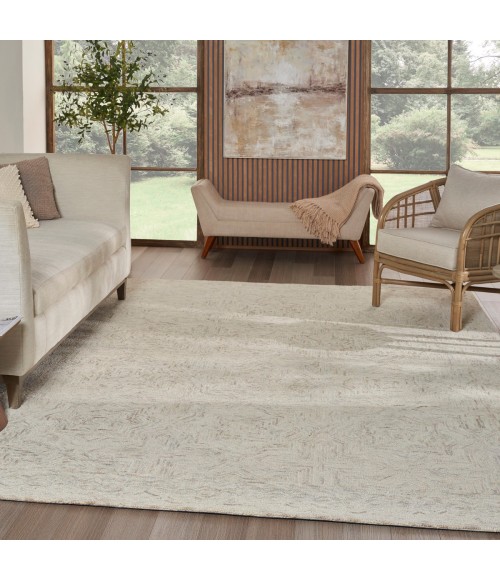 Nourison Interlock Blue Ivory ITL03 8 ft. X 11 ft. Rect. Rug