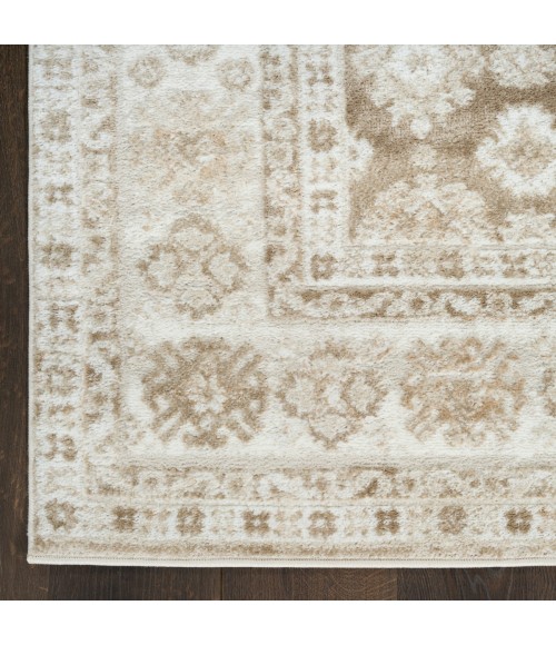 Nourison Dekor Ivory Taupe DEK02 2 ft. X 4 ft. Rect. Rug