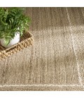 Nourison Terrazzo Jute Natural Grey TRJ01 8 ft. X 10 ft. Rect. Rug