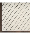 Nourison Cozy Modern Ivory Black Rug CMD01 6 ft. 7 in. X 9 ft. Rect. - Rugs Town Nourison Cozy Modern Ivory Black CMD01 6 ft. 7 in. X 9 ft. Rect. Rug