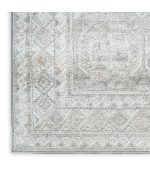 Nourison Dekor Grey DEK01 5 ft. 3 in. X 7 ft. Rect. Rug
