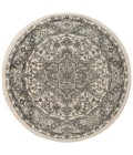 Nourison Concerto Ivory Blue CNC05 4 ft. X Round Rug