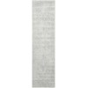 Nourison Astra Machine Washable Light Grey ASW11 2 ft. X 6 ft. Rect. Rug