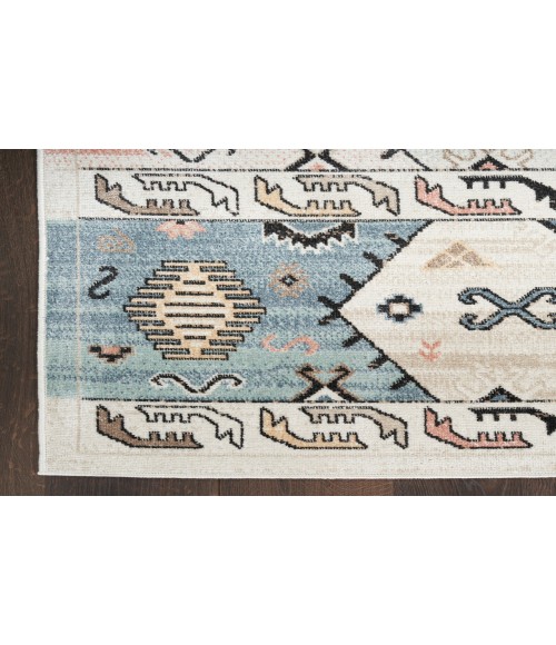 Nourison Washable Decor Ivory Multicolor Rug WSD01 5 ft. 3 in. X 7 ft. Rectangle - Rugs Town Nourison Washable Decor Ivory Multicolor WSD01 5 ft. 3 in. X 7 ft. Rectangle Rug