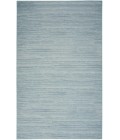 Nourison Washable Essentials Aqua WAE01 4 ft. X 6 ft. Rectangle Rug