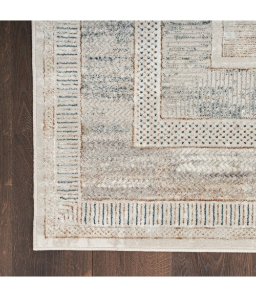 Nourison Glam Ivory Multicolor GLM07 2 ft. 3 in. X 7 ft. 6 in. Rect. Rug