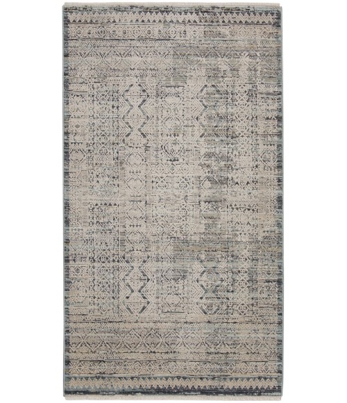 Nourison Nyle Ivory Blue NYE06 2 ft. 6 in. X 4 ft. 6 in. Rect. Rug
