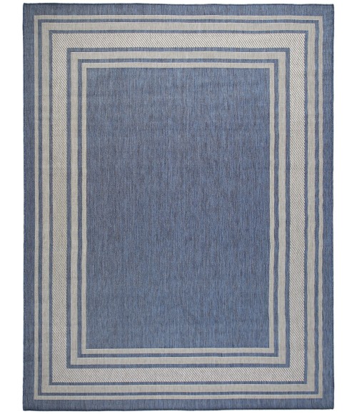 Nourison Horizon Indoor/Outdoor Denim HOZ03 9 ft. X 12 ft. Rect. Rug