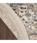 Nourison Concerto Ivory Grey CNC05 10 ft. X Round Rug