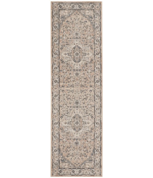 Nourison Concerto Beige Grey CNC05 2 ft. 2 in. X 6 ft. Rect. Rug