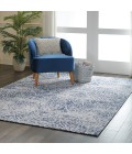 Nourison Damask Iory Navy DAS06 6 ft. x 9 ft. Rect. Rug