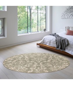 Nourison Home Jubilant JUB09 Olive 8 ft. Round Area Rug
