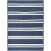 Nourison Home Horizon Indoor/Outdoor HOZ05 Navy 6 ft. X 9 ft. Area Rug