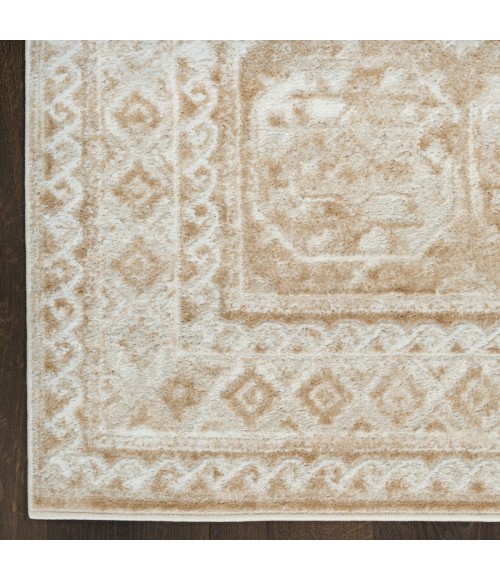 Nourison Dekor Cream Beige DEK01 5 ft. 3 in. X 7 ft. Rect. Rug