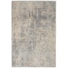 Nourison Home Rustic Textures RUS01 Ivory/Silver 5 ft. 3 in. X 7 ft. 3 in. Area Rug