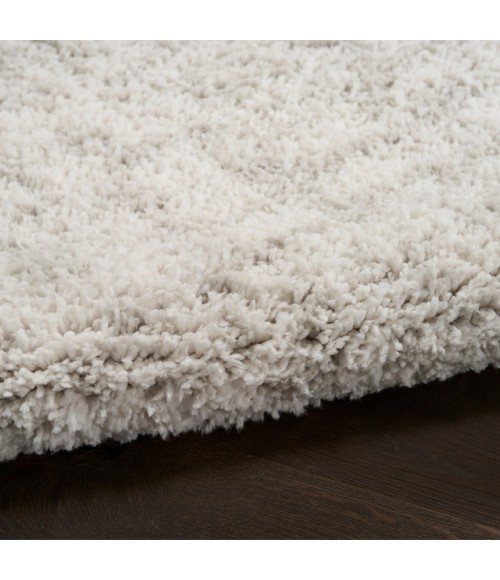 Nourison Modern Shag Ivory Grey MMD06 7 ft. 10 in. X 9 ft. 10 in. Rect. Rug