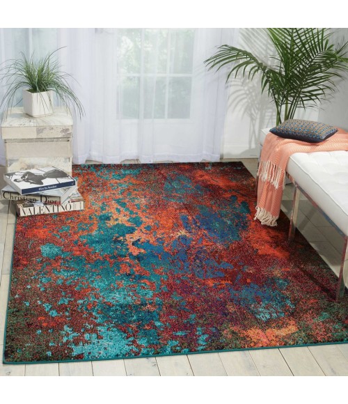 Nourison CELESTIAL Area Rug Nourison Celestial Area Rug CES08-Atlantic