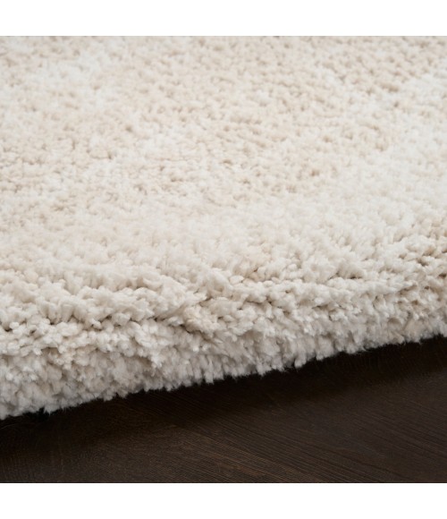 Nourison Modern Shag Ivory Beige MMD04 7 ft. 10 in. X 9 ft. 10 in. Rect. Rug