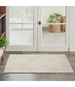 Nourison Textured Home Ivory TXH02 2 ft. 2 in. X 3 ft. 9 in. Rect. Rug