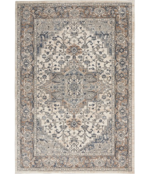Nourison Concerto Ivory Grey CNC05 6 ft. X 9 ft. Rect. Rug