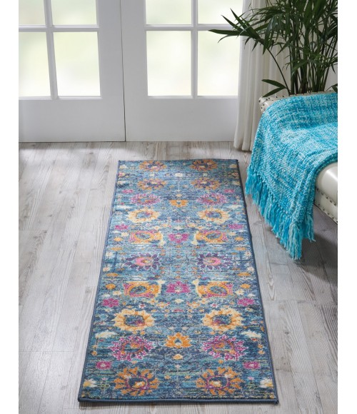 Nourison Passion Runner Area Rug PSN01-Denim
