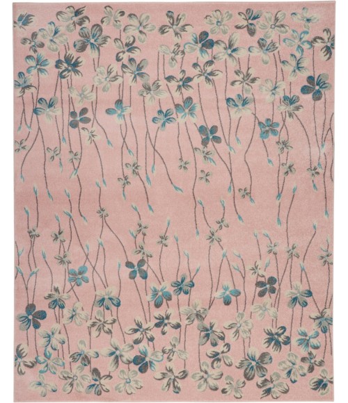 Nourison TRANQUIL Area Rug Nourison Tranquil Area Rug TRA04-Pink