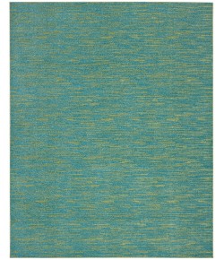 Nourison Essentials - Nre01 Blue Green Area Rug 10 ft. X 14 ft. Rectangle