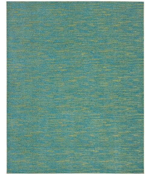 Nourison Essentials Area Rug Nourison Nourison Essentials Blue Green Area Rug NRE01 Blue Green 10' x 14'