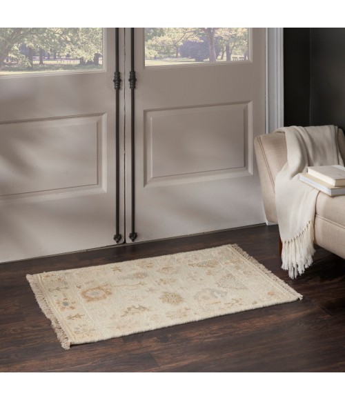 Nourison Whispers Cream WHP02 2 ft. X 3 ft. Rect. Rug