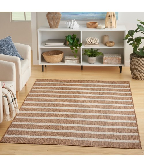 Nourison Positano Jute Ivory POS03 5 ft. X 7 ft. Rect. Rug