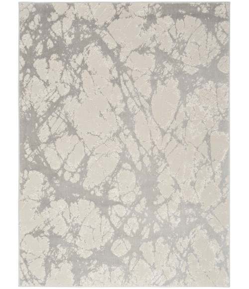 Calvin Klein CK011 Verdant Grey Beige VRD05 8 ft. X 10 ft. Rect. Rug
