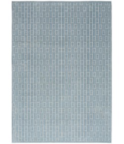 Nourison Washable Charm Blue Ivory WCH02 4 ft. X 6 ft. Rect. Rug