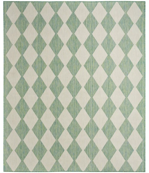 Nourison Positano Blue Green POS04 6 ft. X 9 ft. Rect. Rug