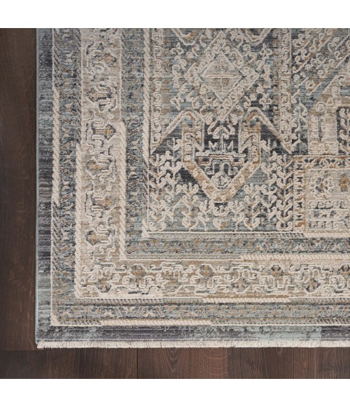 Nourison Nyle Ivory Charcoal NYE01 12 ft. X 15 ft. 9 in. Rect. Rug