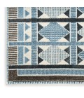 Nourison Nordic Blue NRC06 5 ft. X 7 ft. Rect. Rug