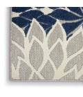 Nourison Aloha Area Rug ALH05 Ivory/Navy 5'3" x 7'5"
