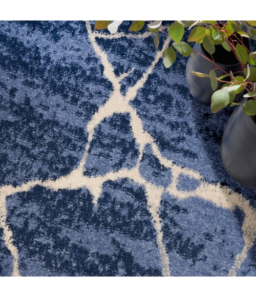 Calvin Klein River Flow Area Rug RFV05 Blue