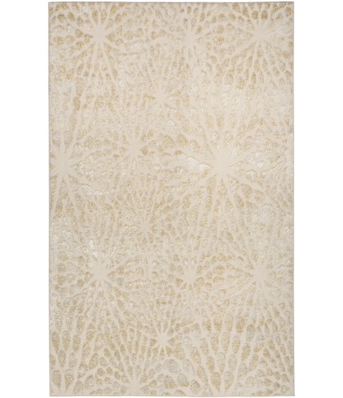 Nourison Ambiance Ivory Gold AMI02 3 ft. 11 in. X 5 ft. 11 in. Rectangle Rug