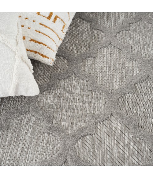 Nourison Easy Care Area Rug NES01 Silver Grey