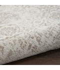 Nourison Damask White DAS06 3 ft. 6 in. x 5 ft. 6 in. Rect. Rug