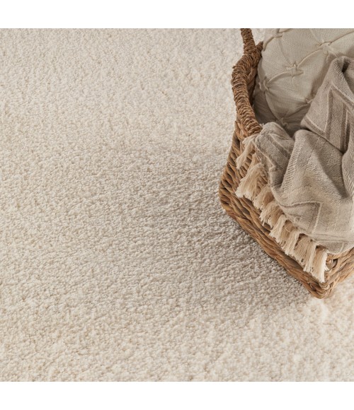 Nourison Luxurious Shag Ivory LXR05 7 ft. 10 in. X 9 ft. 10 in. Rect. Rug