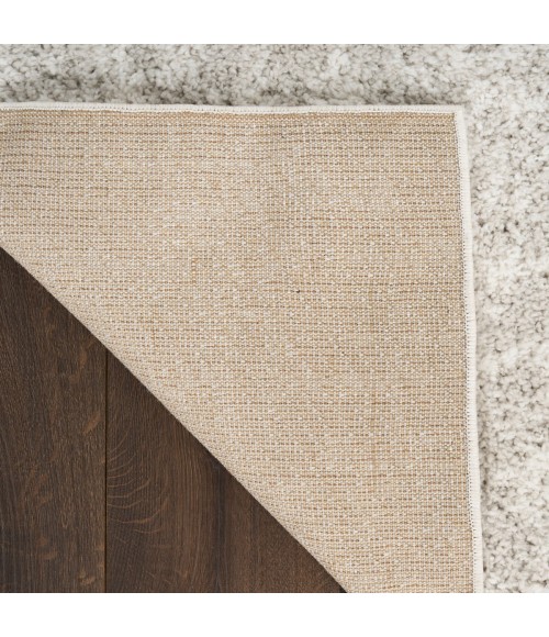 Nourison Modern Shag Grey Ivory MMD06 7 ft. 10 in. X 9 ft. 10 in. Rect. Rug