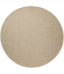 Nourison Tulum Taupe TLM03 8 ft. X Round Rug