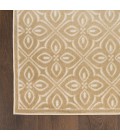Nourison Washable Charm Beige Ivory WCH03 4 ft. X 6 ft. Rect. Rug