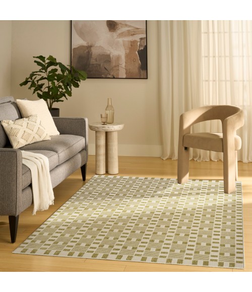 Nourison Nordic Green NRC13 4 ft. X 6 ft. Rect. Rug