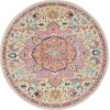 Nourison Passion - Psn25 Ivory Pink Area Rug 4 ft. X Round