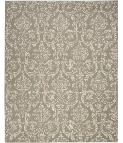 Nourison Jubilant Olive JUB09 4 ft. X 6 ft. Rect. Rug