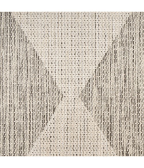 Nourison Positano Light Grey POS04 6 ft. X 9 ft. Rect. Rug