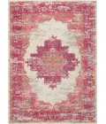 Nourison Passion Area Rug PSN03-Ivory/Fuchsia