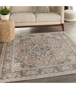 Nourison Concerto Beige Grey CNC05 4 ft. X Square Rug